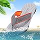 ChayChax Herren Flip Flops Weiche Zehentrenner Outdoor Sports Beach Sandalen rutschfest Pool Badelatschen Pantoffeln,Grau-Orange,43 EU
