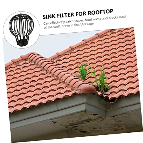 OSALADI 8 Pcs Drain Grill Sieve Strainer Sink Drain Cover Mesh Drain Cover Guard Drain Cover Roof Anti- Blocking Cap Anti-block Roof Filter Caps Rooftop Drain Filter Caps Round - Image 3