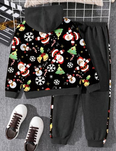 Image of Boys Clothes Fall Winter Outfits Camouflage Long Sleeve Hoodie and Pants 2PC Kids Clothes Boys for 5-14 Years