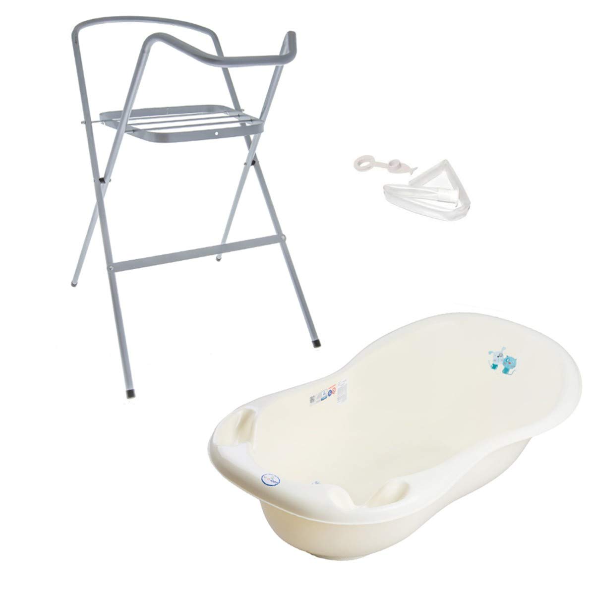 Bañera para bebé con termómetro amarillo amarillo Talla:102 cm