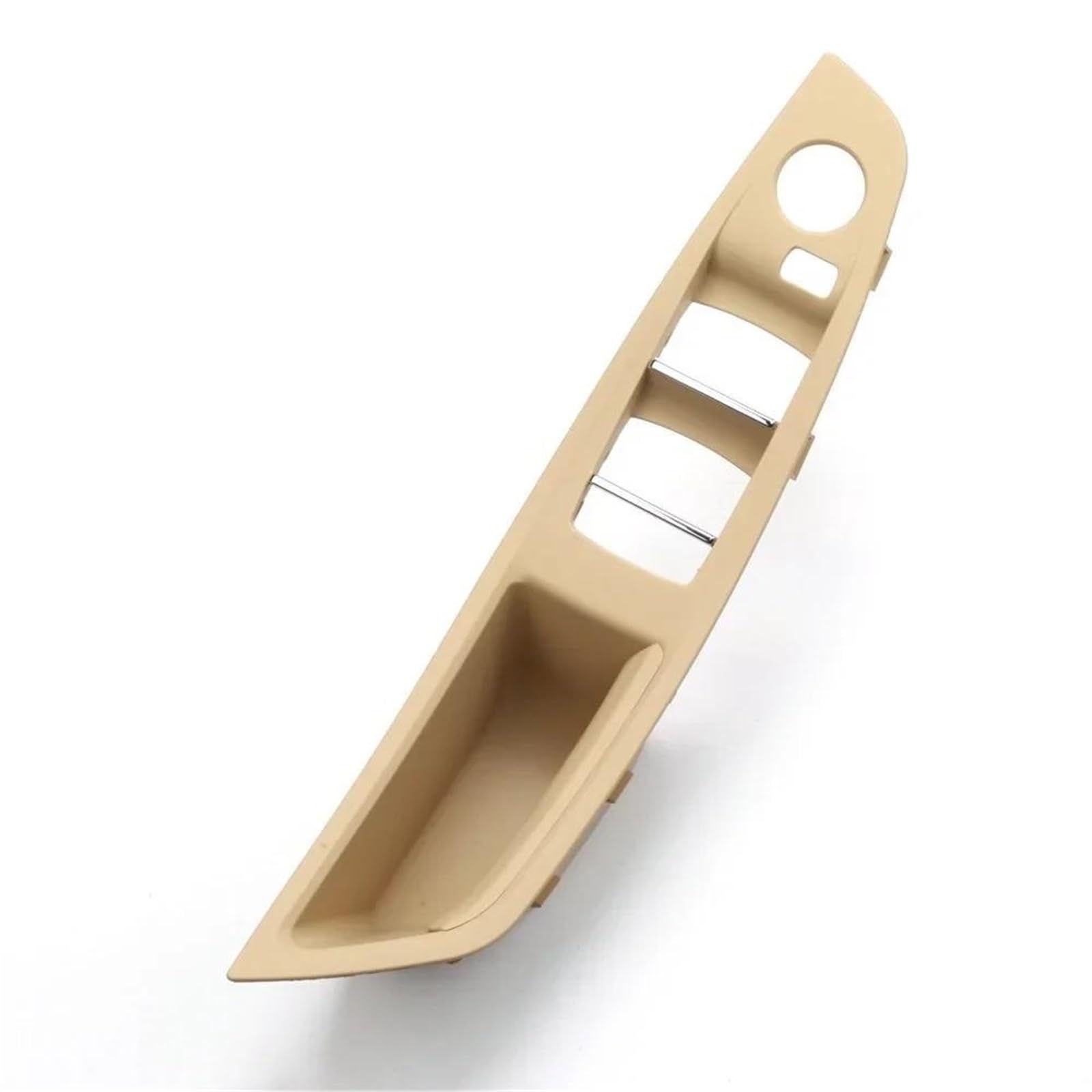LVXVMOZEOK Interior Door Handle Armrest for 5 Series for F10 for F11 for F18 for 520 for 523 for 525 for 528 530 LHD Driver Side Armrest Door Handle Panel Cover(LHD Beige)