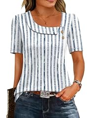 Blue and White Stripes