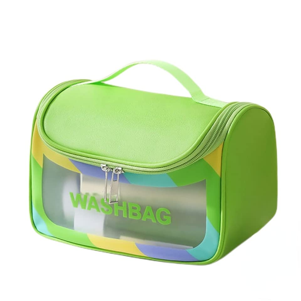 Miniatura 1 de LEJN Neceser Bolsa de viaje Bolsa de maquillaje resistente al agua Bolsa de cosméticos Organizador de viaje Contenedor de tamaño completo Artículos