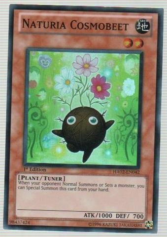 Yu-Gi-Oh! - Naturia Cosmobeet (HA02-EN042) - Hidden Arsenal 2-1st Edition - Super Rare