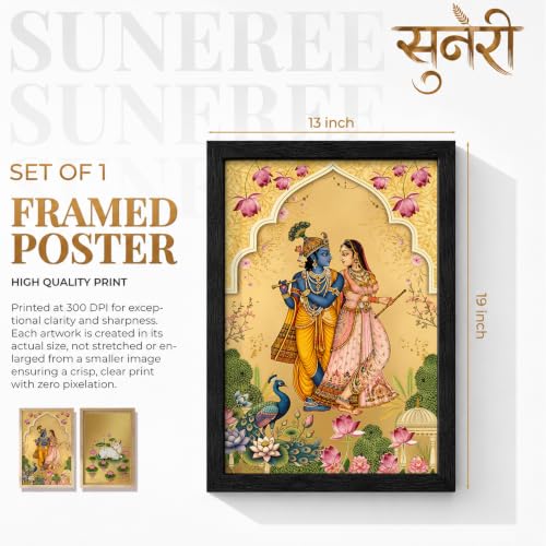 Image of Suneree Traditional Indian Wall Art - Set of 2 (ART 20, 13x19 INCHES)