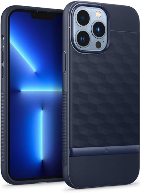 Caseology Parallax Case Compatible with iPhone 13 Pro Max - Midnight Blue
