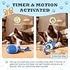 HVUATQ Interactive Dog Toys - 2025 Upgraded Motion Activated Balls for Medium/Large Dogs, Automatic Moving Dogs Toy Wicked Ball for Boredom, Interactive Dog Ball to Keep Them Busy(Blue) #4