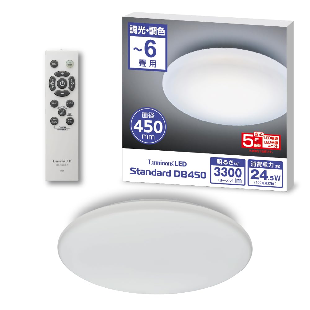 Amazon | 【5年保証 透明アダプタで簡単取付】 ドウシシャ LED
