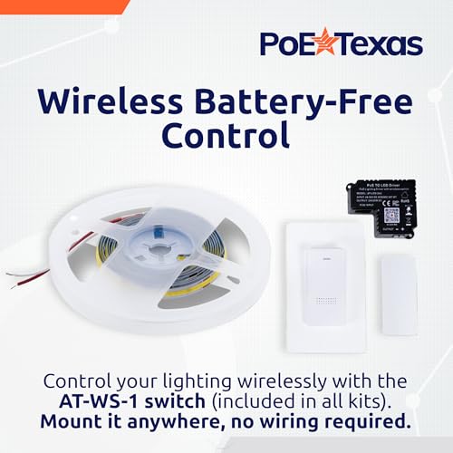 Kit Iluminación PoE Texas Tira LED 24V 4000K 2m Control Inalámbrico miniatura 2