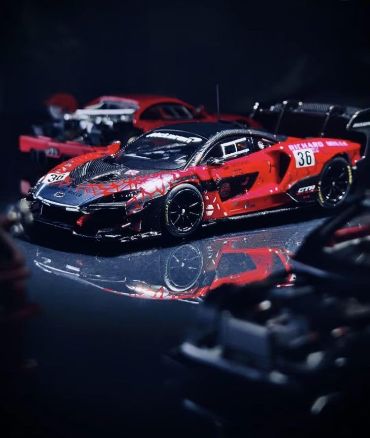 Amazon.co.jp: 164 LCD McLaren Senna GTR マクラーレン セナ 赤