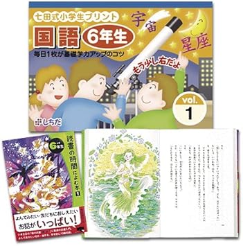 Amazon 小学生のための七田式学習 小学生プリント6年 国語 算数 ひらがな カタカナ 漢字 おもちゃ