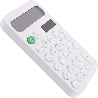KICHOUSE Calculadora De Escritório Portátil Calculadora Pequena 968 Calculadora Pequena Branca Crescente Para Casa Calculadora De Mesa Calculadora Portátil Para Casa Computador De Cristal