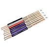 rayzm Drum Sticks 7A, Solid American Hickory Drumsticks/Beater Sticks, Wood Tips #4
