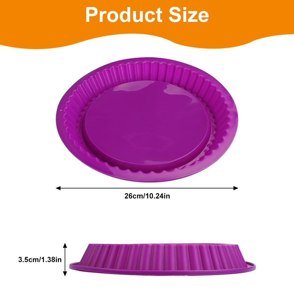 6 Stampini Per Crostate 11cm Con Fondo Removibile - Teglie Antiaderenti Per Crostatine, Muffin E Dessert - Foto 2