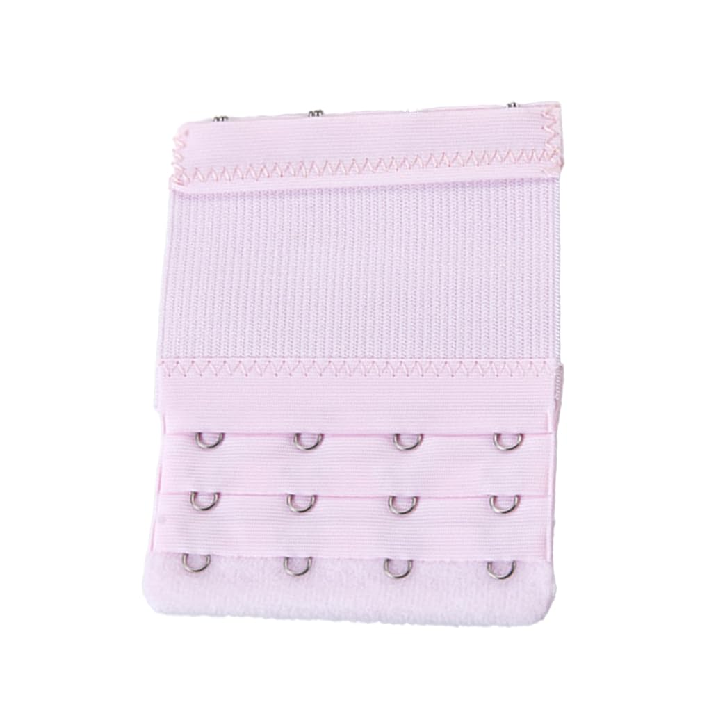 Geardeangloow Unisex Pink Extension Strap Bra Extenders Breathable 3 Rows 4 Hooks Lengthened Women Accessories Gadgets Fittings For Intimates