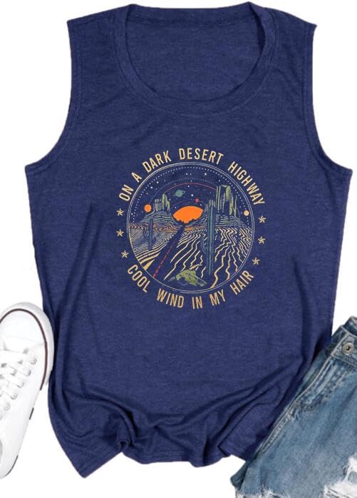 Girls Trip Tank for Women Coconut Tree Graphic Print Summer Worko...