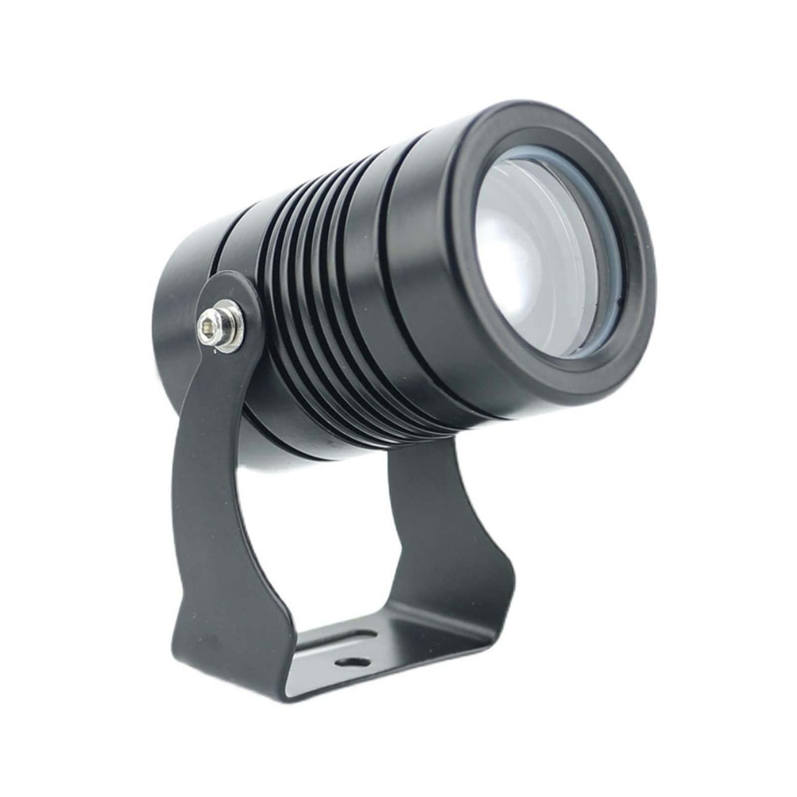 Generisch Lampa ogrodowa LED, 5 W, wąski reflektor LED, IP67, wodoszczelna lampa projektorowa do użytku na zewnątrz, zdalnie sterowane oświetlenie ścian budynku (czerwona, AC 85-265 V)