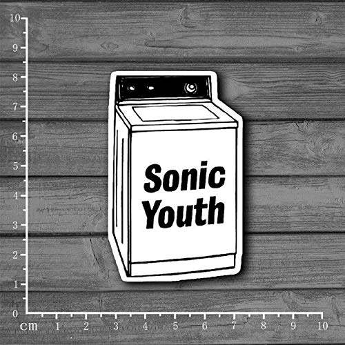 Gadgets Wrap Vinyl Sonic Youth Stationery Graffiti Suitcase Kids Sticker Decor (60 Cm X 5 Cm, Multicolor)