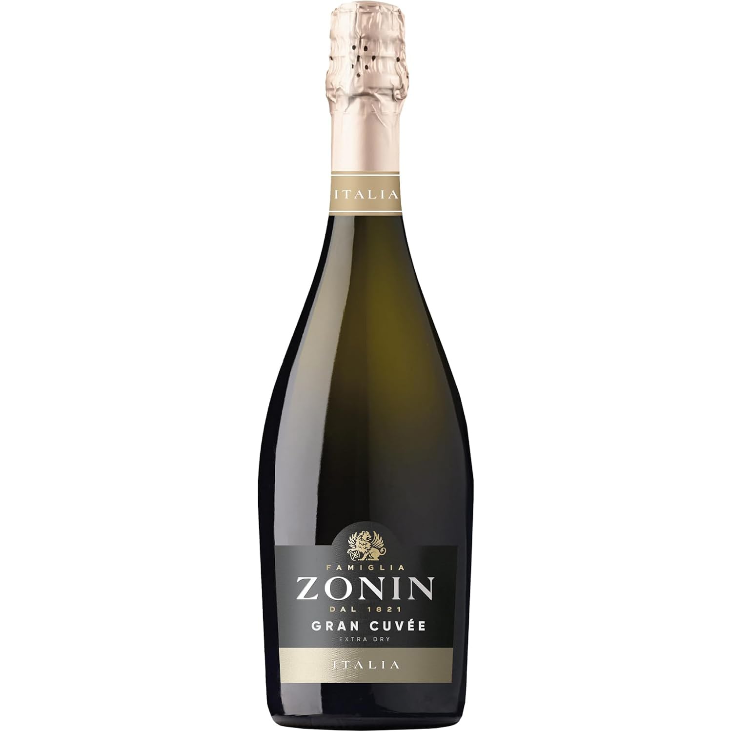 ZONIN Gran Cuvée Spumante Extra Dry - Italian Sparkling White Wine from the Veneto Region, Italy - Blend of Garganega, Trebbiano & Chardonnay Grapes - 75cl / 750ml, 11% ABV