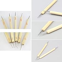 Vista 5 de Herramienta de estampado de cuero, 28 piezas, herramientas de fabricación de sillín de trabajo, herramientas de fabricación de sillín de cuero