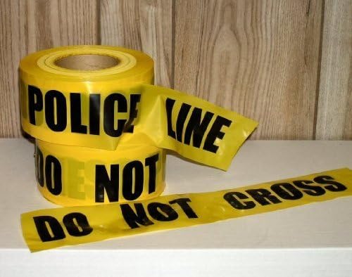 Barricade Tapes, POLICE LINE DO NOT CROSS - Individual Roll