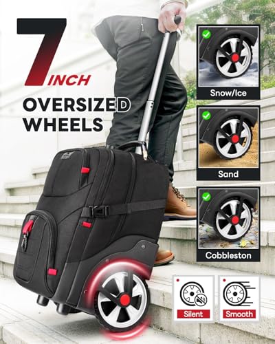 MATEIN Anti-Theft Roller Laptop Bag