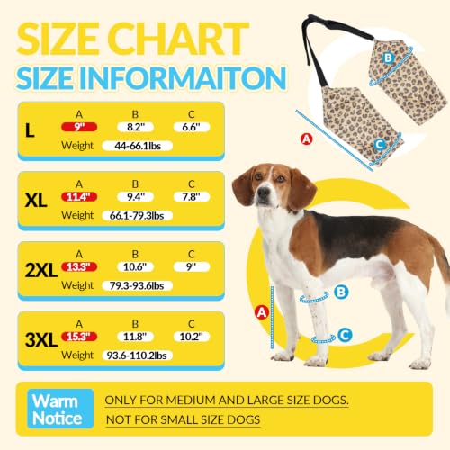 Image of ROZKITCH Dog Leg Sleeve for Front Leg Wound Cover Skin Problems Callus | Anti Licking incisions, Prevent Licking bandages, Elbow callus protection, Joint Cover, Wound coverage, Mashine Washable