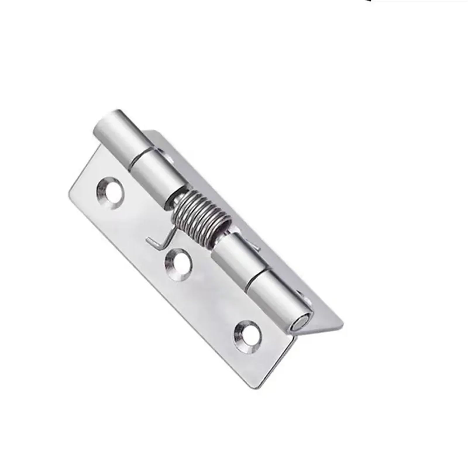 Wsqhao One Color 6Pcs Automatic Door Hinge Rebound Stainless Steel Self Closing Hydraulic Buffer Cabinet Hinges For Doors(3 Inch)