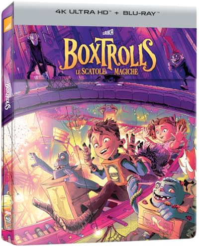 Boxtrolls - Le Scatole Magiche (Steelbook 4K Uhd + Blu-Ray)