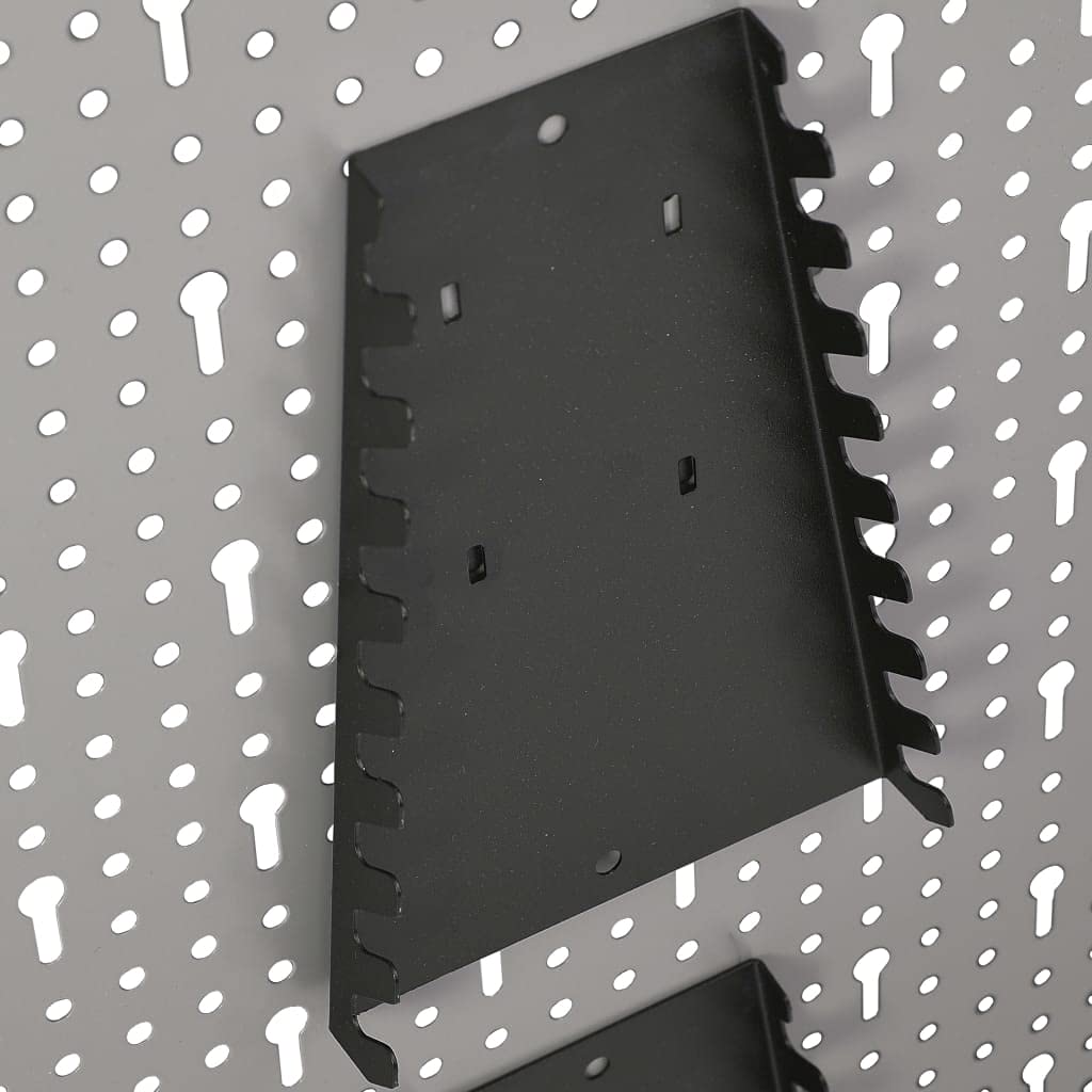 vidaXL Ścienne płyty perforowane, 3 szt., 40x58 cm, stal