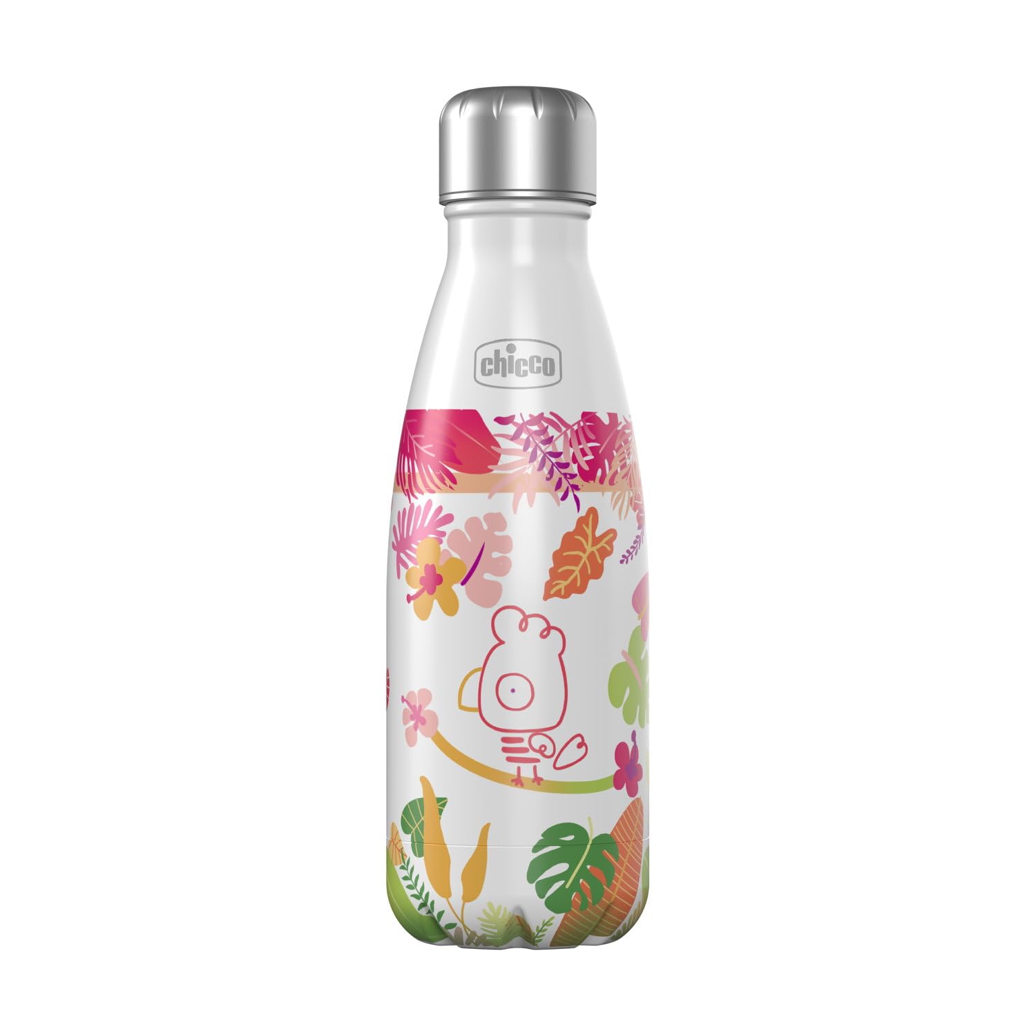 Meoky Borraccia Termica Uomo 680 Ml | Acciaio Inox 18/8 Con Cannuccia E Coperchio Ribaltabile | Mantiene Freddo 24h E Caldo 12h | Colore Salvia - 5