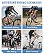 Hixingo Fahrradschuhe Herren Damen Rennrad Und MTB Schuhe Mit Gummisohle, Atmungsaktive Sneaker rutschfeste No-Lock Fahrradschuhe Mountainbike SPD Schuhe（Weiß ，40 EU）