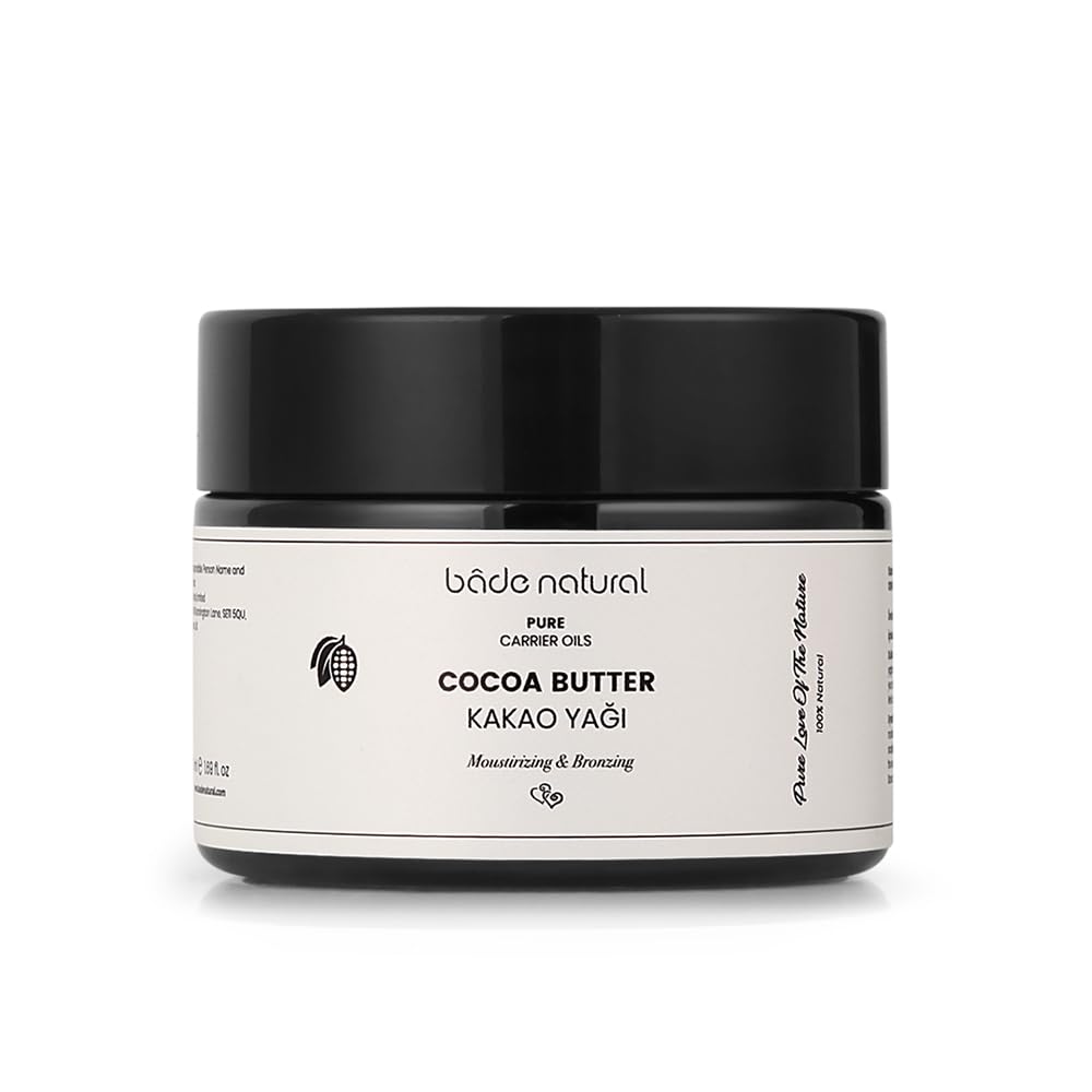 Bade Natural Soğuk Sıkım Kakao Yağı %100 Doğal & Saf 1 Paket (1 X 50 Ml)