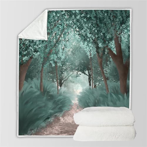 Microfibre Moelleuse Chaudes Couverture HABEAT Forêt Style 54-14 Chic
