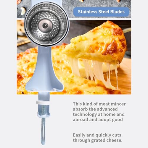 Rallador manual con 5 discos reemplazables para queso miniatura 4