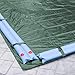 Robelle 20 x 40 ft Heavy Duty Green Winter Pool Cover for Inground Pools, 5 ft Overlap (25 x 45 ft Cover Size), Solid 8 x 8 Scrim, 2.36 oz/yd2, 10-Year Warranty, Style: 322040R