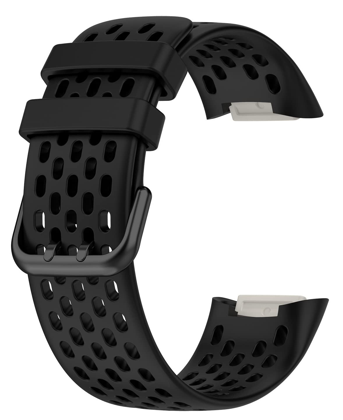 OBOE Silicone Smart Watch Replacement Dotted Design Band Compatible with Fitbit Charge 5 Watch (B-Black) (B09P3Z296R) Amazon Price History, Amazon Price Tracker