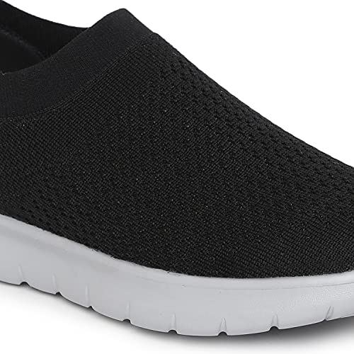 Image of Marc Loire Women's Lightweight Athleisure Knitted Active Wear Slip-On Sneaker Shoes for Sports, Athletics and Walking