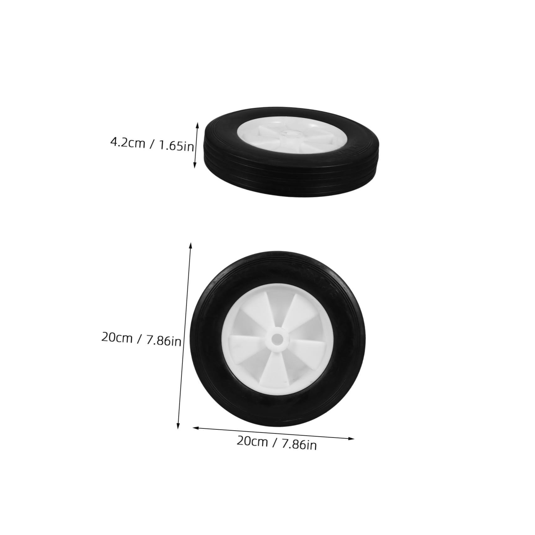 TOYANDONA 2piezas Ruedas Césped Componentes Para Cortacésped Soporte Ruedas Cortacésped Accesorio Recortadora Hilo Resistentes