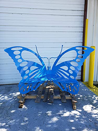 Butterfly Wings Garden Bench by Sea Biscuit Metal Designs - Thumbnail 5