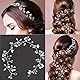 30 Stk Kristallblume Haarnadel und 1 Perlkristall Stirnband Brautblumenkristall Strass U-förmige Haarnadeln Hochzeit Haarschmuck Pearl Flower Haarnadeln Zubehör Alltagskleidung Frauen Mädchen
