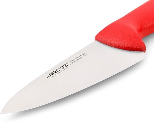 Miniatura 3 de Arcos Cuchillo de chef de acero inoxidable de 5 pulgadas. Cuchillo de cocina profesional multiusos para cortar y limpiar verduras. Mango ergonómico