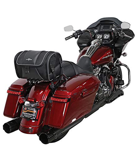 Nelson-Rigg Route 1 Day Trip Alforja con Respaldo/Sissy Bar Rack Bolsa; Para Harley Davidson, Indian, Yamaha y Suzuki miniatura 3