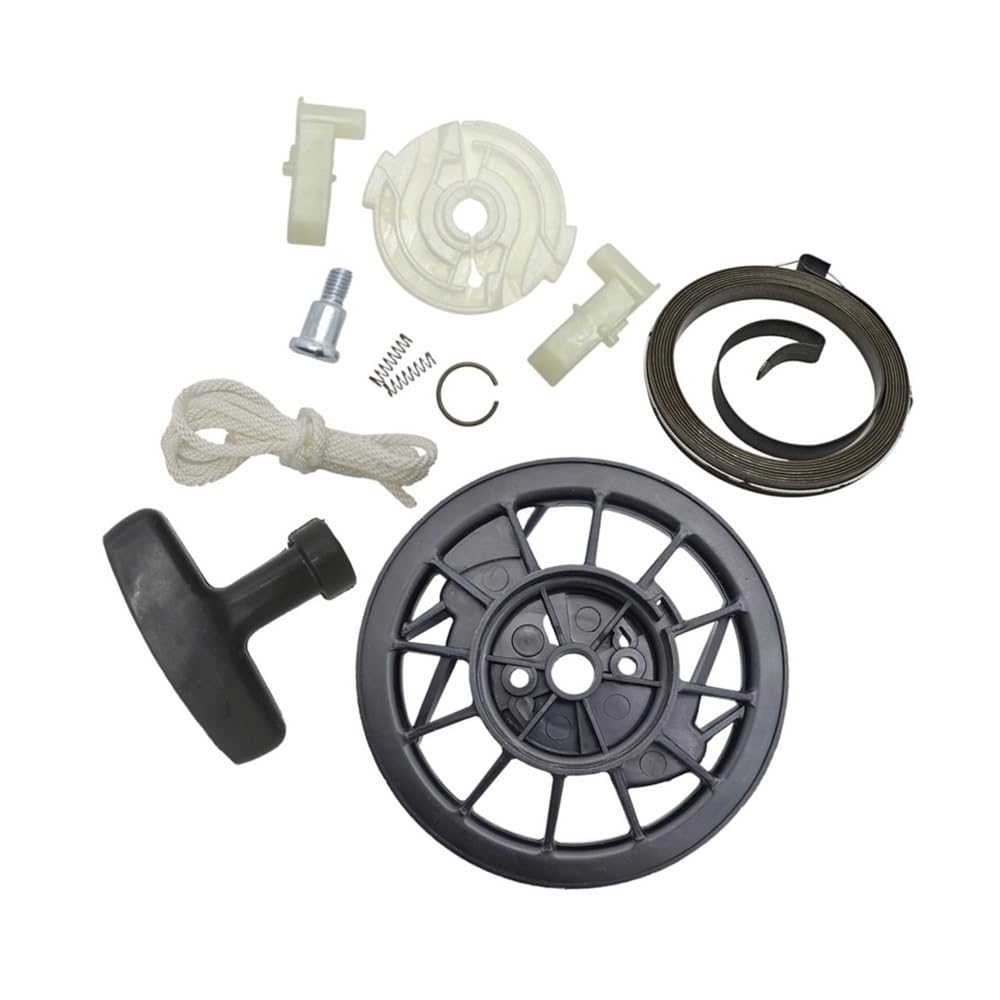 Puleggia di avviamento a Strappo, Corda di Presa, cricchetto, nottolino, Adatto for Parti del Motore del Tosaerba GX120 GX160 GX200, Sostituzione OEM 28461-ZH8-013