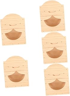 NOLITOY 5 Peças Suporte De Grama De Coelho Coelho Ei Alimentador Chinchila Tigela De Comida Alimentador De Feno De Coelho Caixa De Comida De Coelho Alimentador De Comida De Coelho Coelho