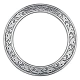Horse Shoe Brand Jeremiah Watt Engraved Floral Breast Collar Ring, 2-3/4'