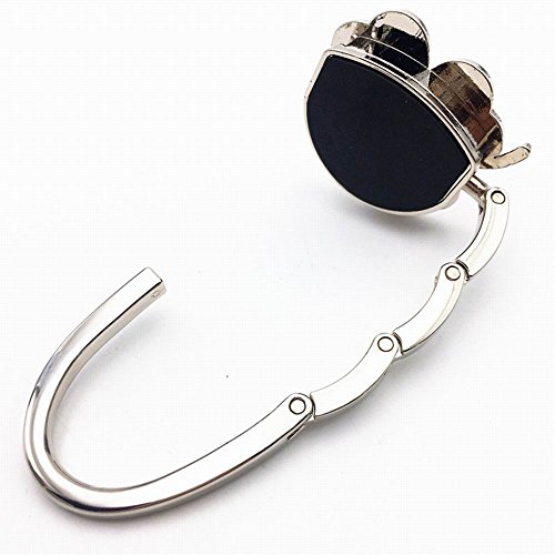 Roflyer FBA_4331285562 Clover Design Foldable Handbag Hanger Folding Purse Table Hook Holder thumb #2