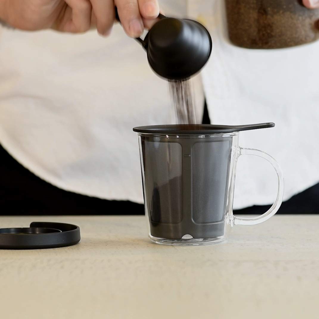 Hario Immersion Coffee Maker, 170ml, Black