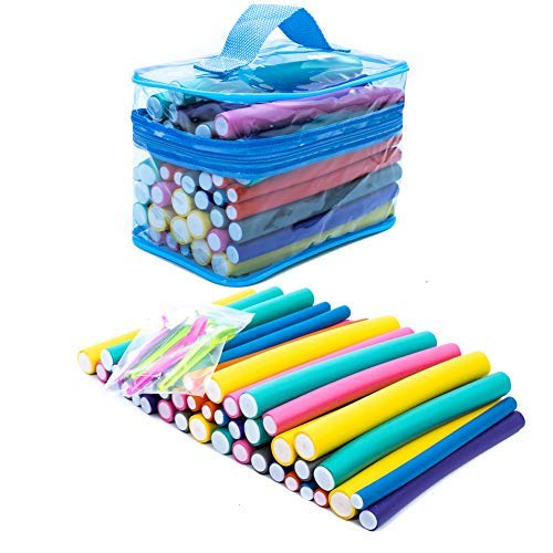 Hair Rollers Curlers Flexible Foam FlexiRods No Heat