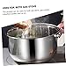 ABOOFAN Olla de Sopa Inoxidable con Tapa Olla Gruesa para Cocina Utensilio Resistente y Seguro con Asa Ergonómica Base Reforzada para Tipo Incluida Inducción Imagen de ABOOFAN Olla de Sopa Inoxidable con Tapa Olla Gruesa para Cocina Utensilio Resistente y Seguro con Asa Ergonómica Base Reforzada para Tipo Incluida Inducción
